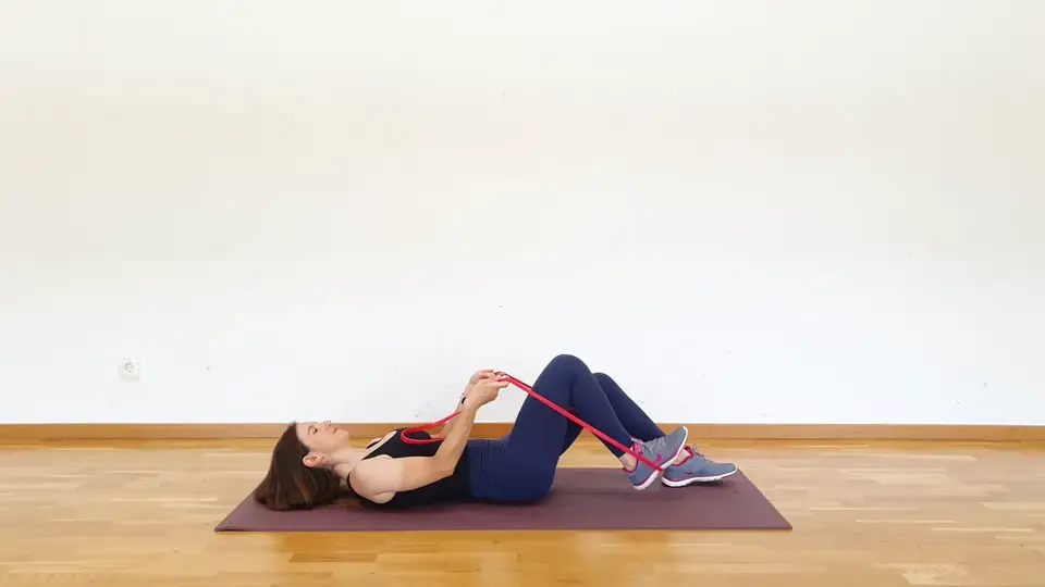 Banded Hamstring Stretch