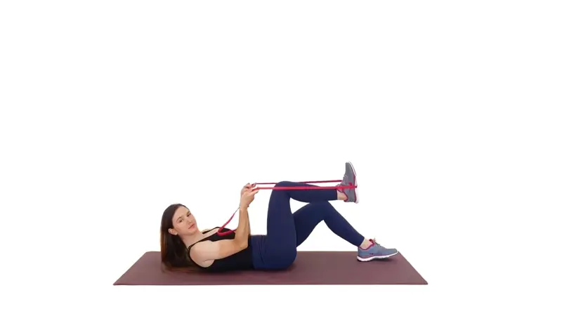 Banded Hamstring Stretch
