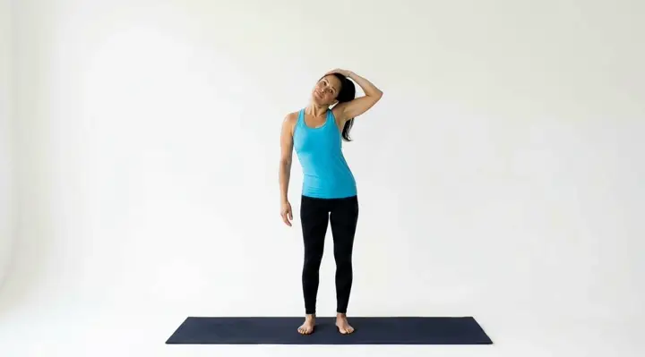 Lateral Trapezius Stretch exercise demonstration loop