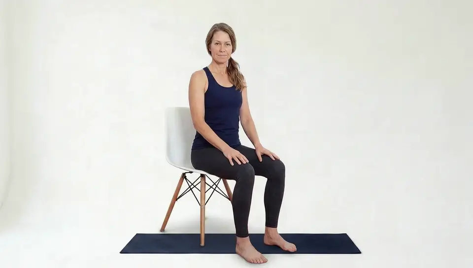 Wrist flexor stretch for tennis elbow, arm straight and palm up with the other hand pulling the fingers back